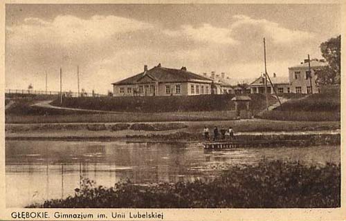 Hłybokaje. Town at the old photos 