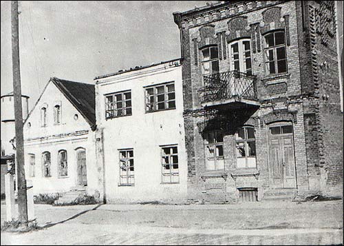 Hłybokaje. Town at the old photos 