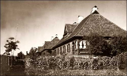 Hłybokaje. Town at the old photos 