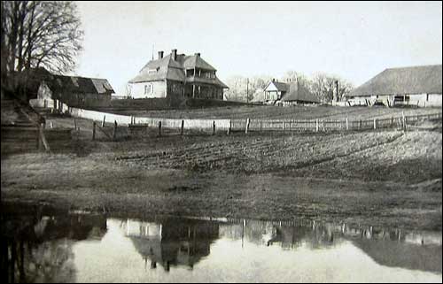 Hłybokaje. Town at the old photos 