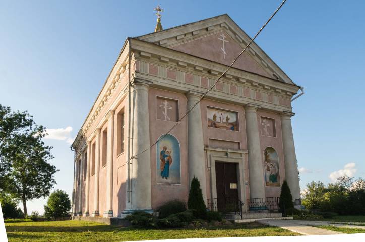 Mamai. Orthodox church of the Transfiguration