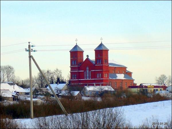 Prazaroki. Catholic church of the Assumption of the Blessed Virgin Mary
