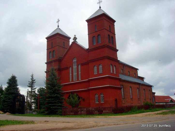 Prazaroki. Catholic church of the Assumption of the Blessed Virgin Mary
