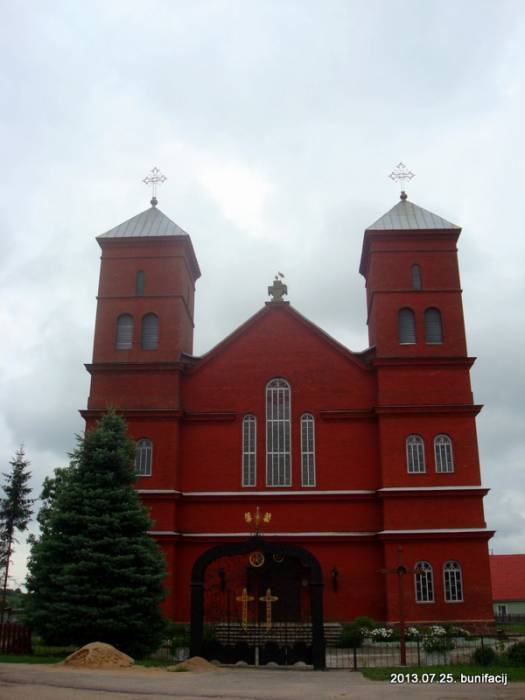 Prazaroki. Catholic church of the Assumption of the Blessed Virgin Mary