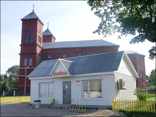 Prazaroki. Catholic church of the Assumption of the Blessed Virgin Mary