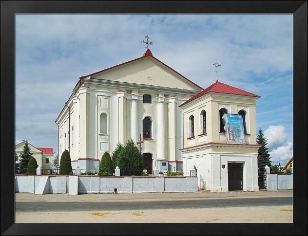 Udzieła. Catholic church of the Immaculate Conception of Blessed Virgin Mary and the monastery of
