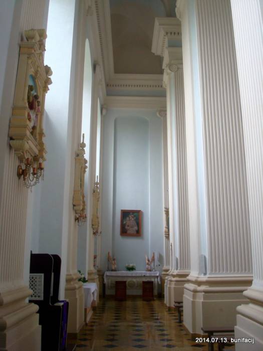 Udzieła. Catholic church of the Immaculate Conception of Blessed Virgin Mary and the monastery of