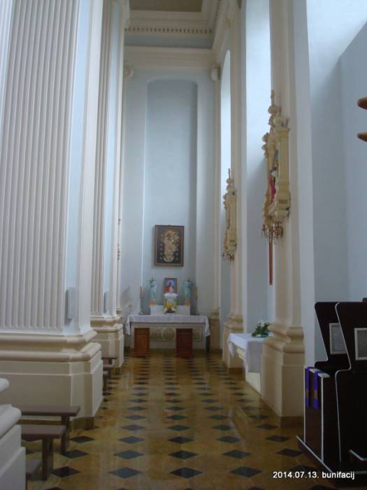 Udzieła. Catholic church of the Immaculate Conception of Blessed Virgin Mary and the monastery of