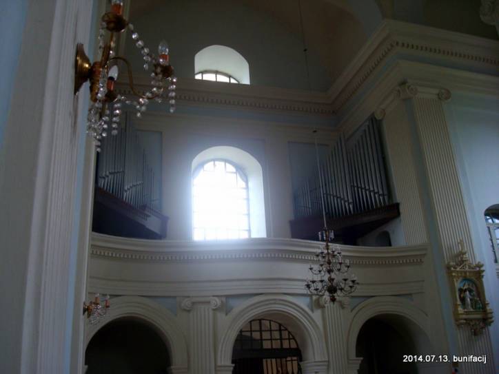 Udzieła. Catholic church of the Immaculate Conception of Blessed Virgin Mary and the monastery of