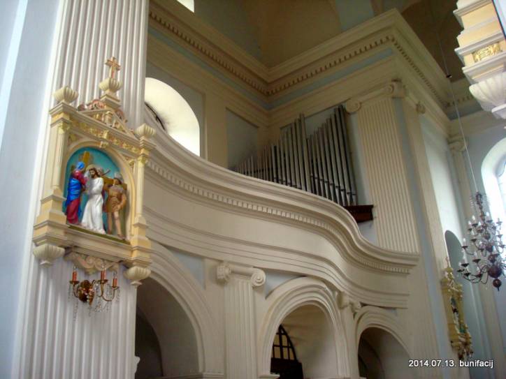 Udzieła. Catholic church of the Immaculate Conception of Blessed Virgin Mary and the monastery of
