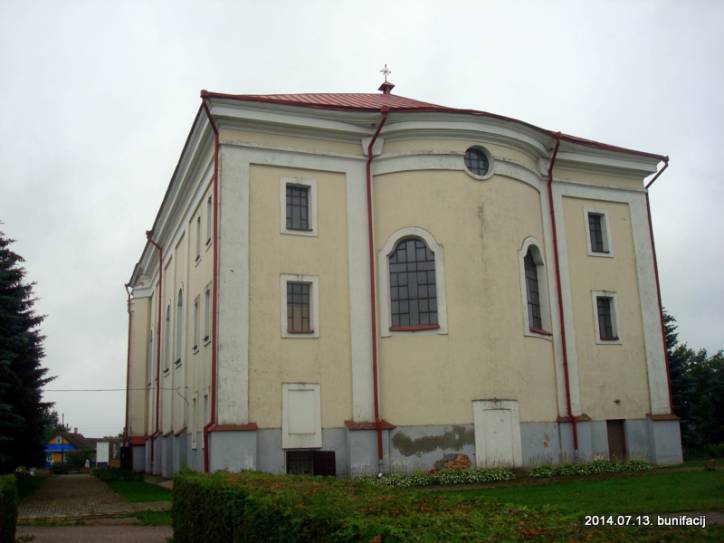 Udzieła. Catholic church of the Immaculate Conception of Blessed Virgin Mary and the monastery of