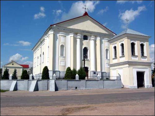Udzieła. Catholic church of the Immaculate Conception of Blessed Virgin Mary and the monastery of