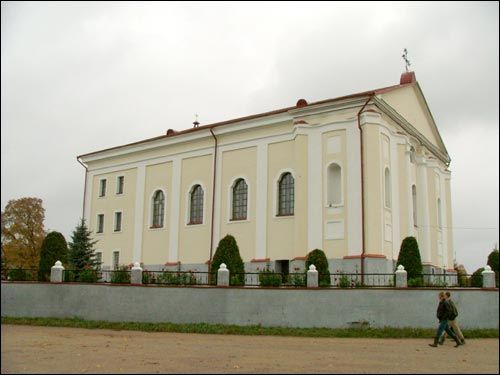 Udzieła. Catholic church of the Immaculate Conception of Blessed Virgin Mary and the monastery of