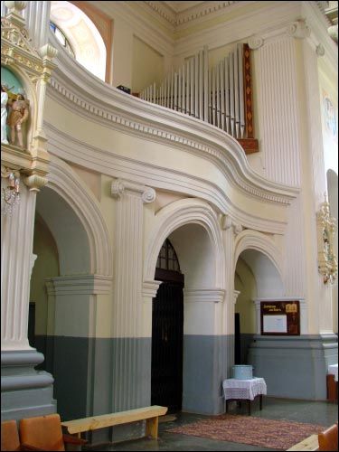Udzieła. Catholic church of the Immaculate Conception of Blessed Virgin Mary and the monastery of