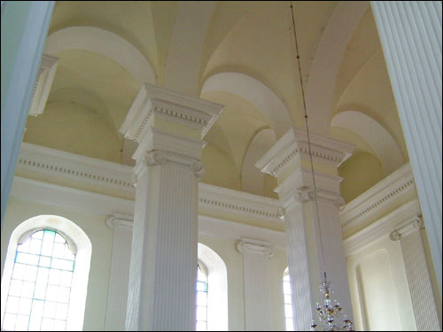  - Catholic church of the Immaculate Conception of Blessed Virgin Mary and the monastery of. Interior. Fragment