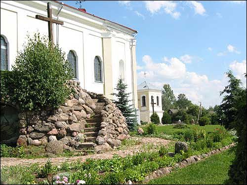 Udzieła. Catholic church of the Immaculate Conception of Blessed Virgin Mary and the monastery of