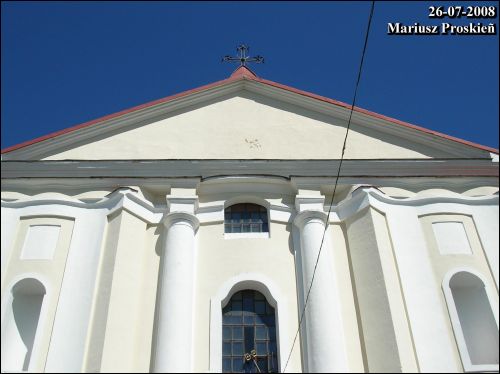 Udzieła. Catholic church of the Immaculate Conception of Blessed Virgin Mary and the monastery of