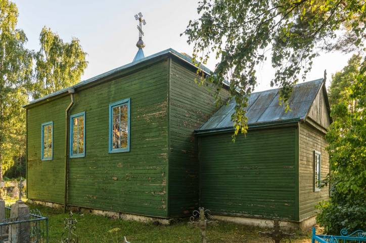 Zabielle. Orthodox church of the Exaltation of the Holy Cross