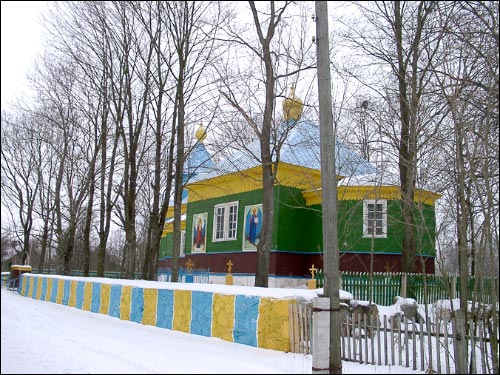  - Cerkiew Św. Mikołaja Cudotwórcy. Widok apsydy i fasady bocznej