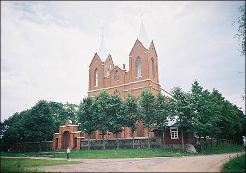 Zadarožža. Catholic church of St. Mary