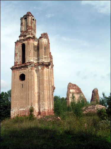  - Kościół (ruiny). Kościół Św. Antoniego w Hubinie, ruiny