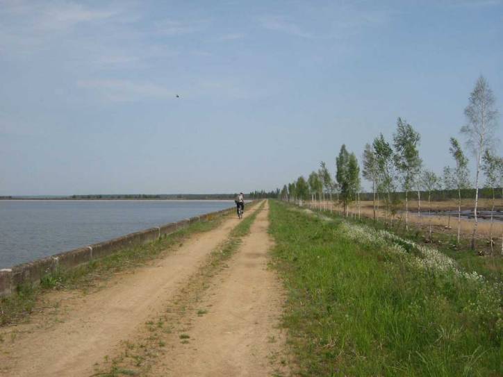Łaktyšy. In the village 