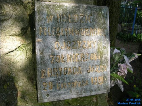 Głębokie. Cmentarz żołnierzy polskich poległych podczas wojny 1920 r.