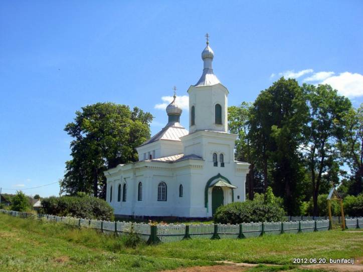 Cviecina. Orthodox church of the Exaltation of the Holy Cross