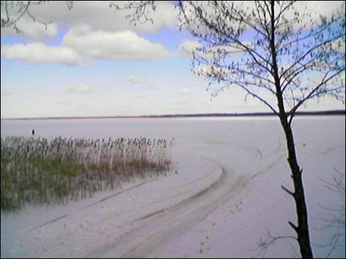  - Краявіды . воз. Бабровіцкае ўзімку