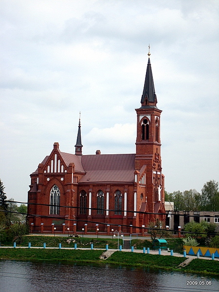 Pastavy. Catholic church of St. Anthony of Padua