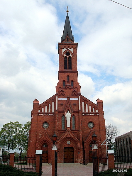 Pastavy. Catholic church of St. Anthony of Padua