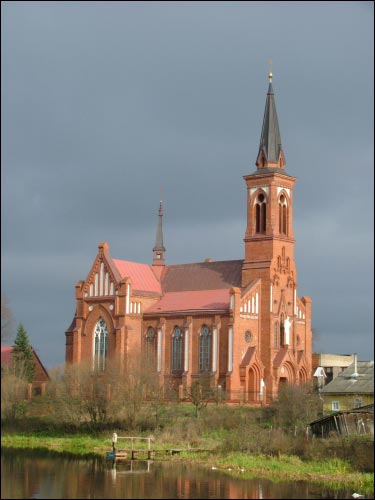 Pastavy. Catholic church of St. Anthony of Padua