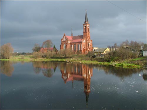 Pastavy. Catholic church of St. Anthony of Padua