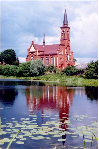 Pastavy. Catholic church of St. Anthony of Padua