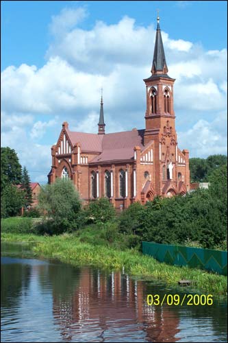 Pastavy. Catholic church of St. Anthony of Padua
