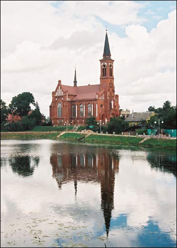 Pastavy. Catholic church of St. Anthony of Padua