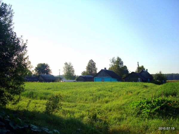  - Пейзажи . Вид на деревенскую усадьбу