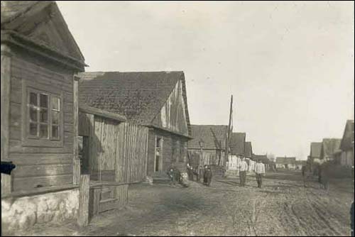 Bycień. Old photos of the township 