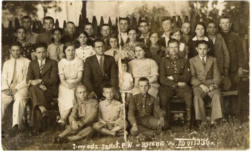 Bycień. Old photos of the township 