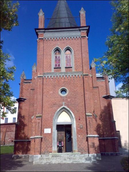 Полоцк |   Церковь евангелическая. Главный фасад