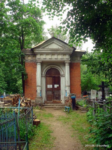  - cemetery Lutheran. Chapel at the Lutheran cemetery in Polotsk