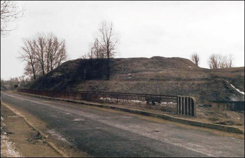 Varoničy. Site of ancient castle 