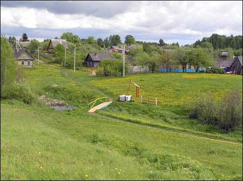 Краявіды  Гарбачэве. Панарама вёскі  - Краявіды . Панарама вёскі