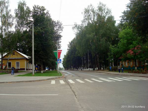  - Town streets . 