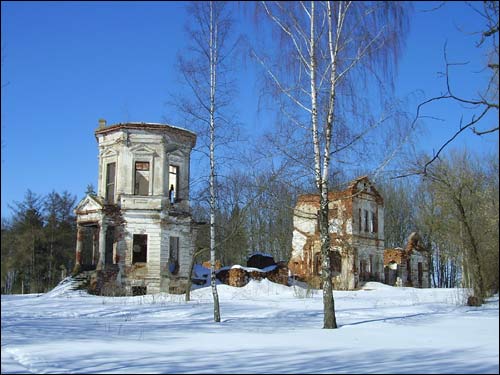 Płamia (Bielica Stara). Zespół dworsko-parkowy Świackich