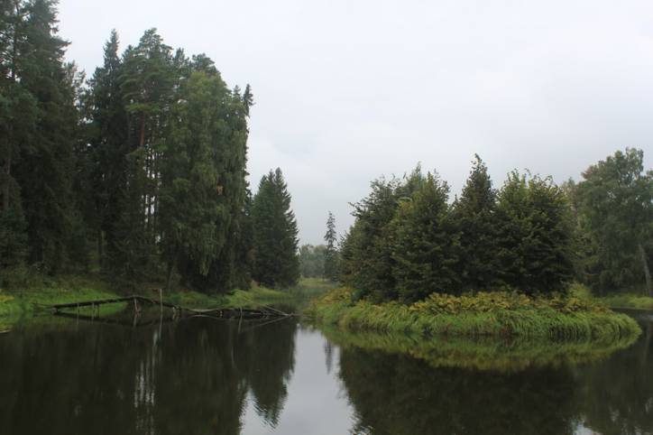 Рацава. Прысядзібны парк пры былой сядзібе Замойскіх