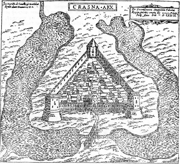 Ciotča. Site of ancient castle 
