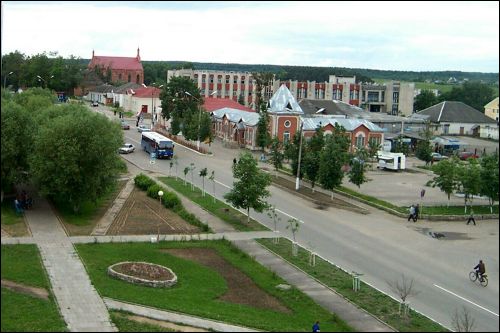 Uszacz. Ulice miasteczka 
