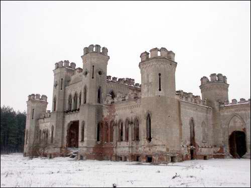 Агульны выгляд Марачоўшчына (Косава). Палац Пуслоўскіх