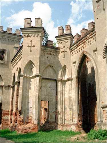 Фрагмент Марачоўшчына (Косава). Палац Пуслоўскіх